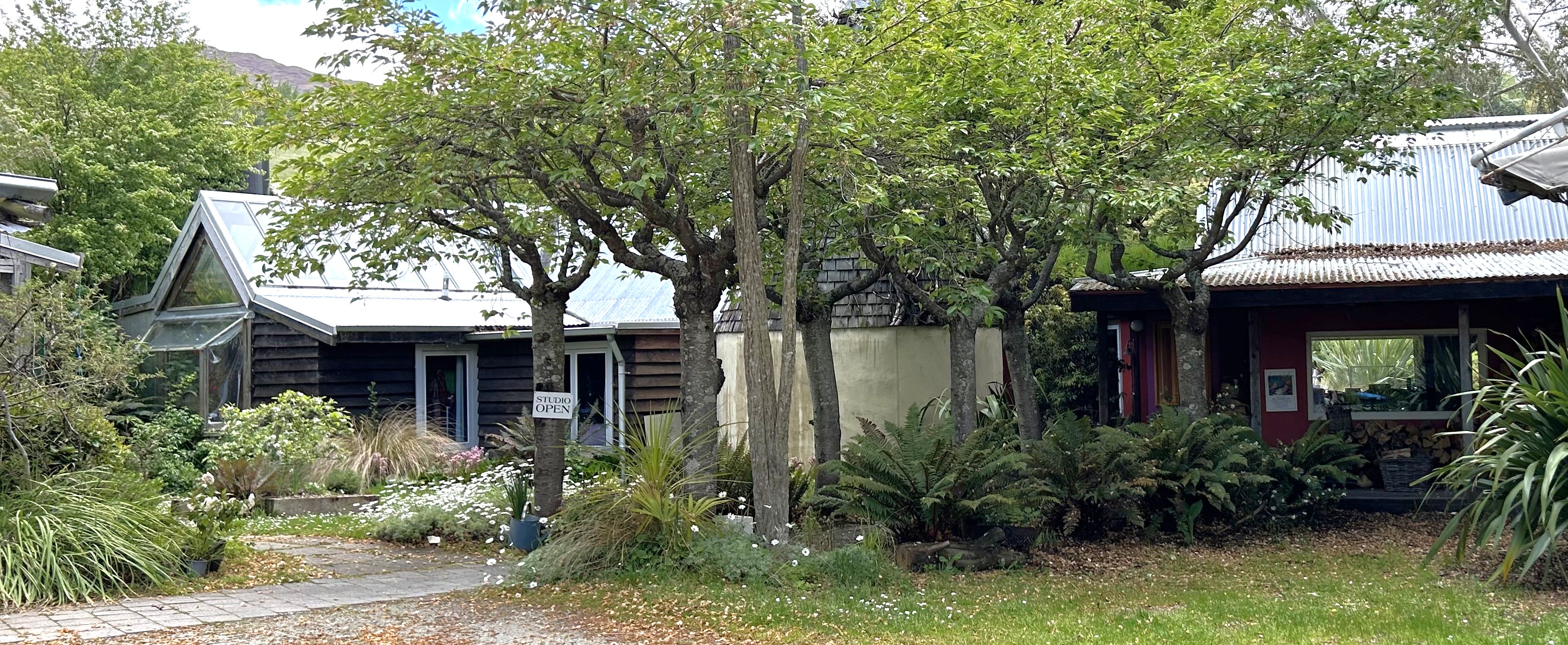 Angus Watson's art studio located at 355 Littles Road, Queenstown